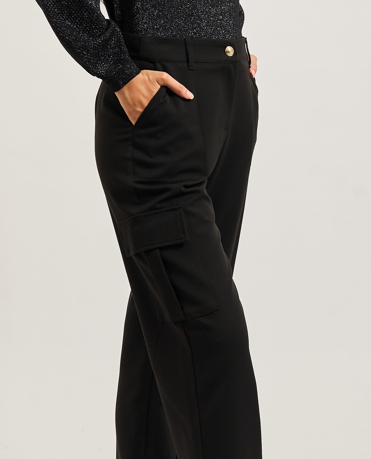 Pantaloni cargo donna di Gaudi con cinturini SKU: 521BD250292001
