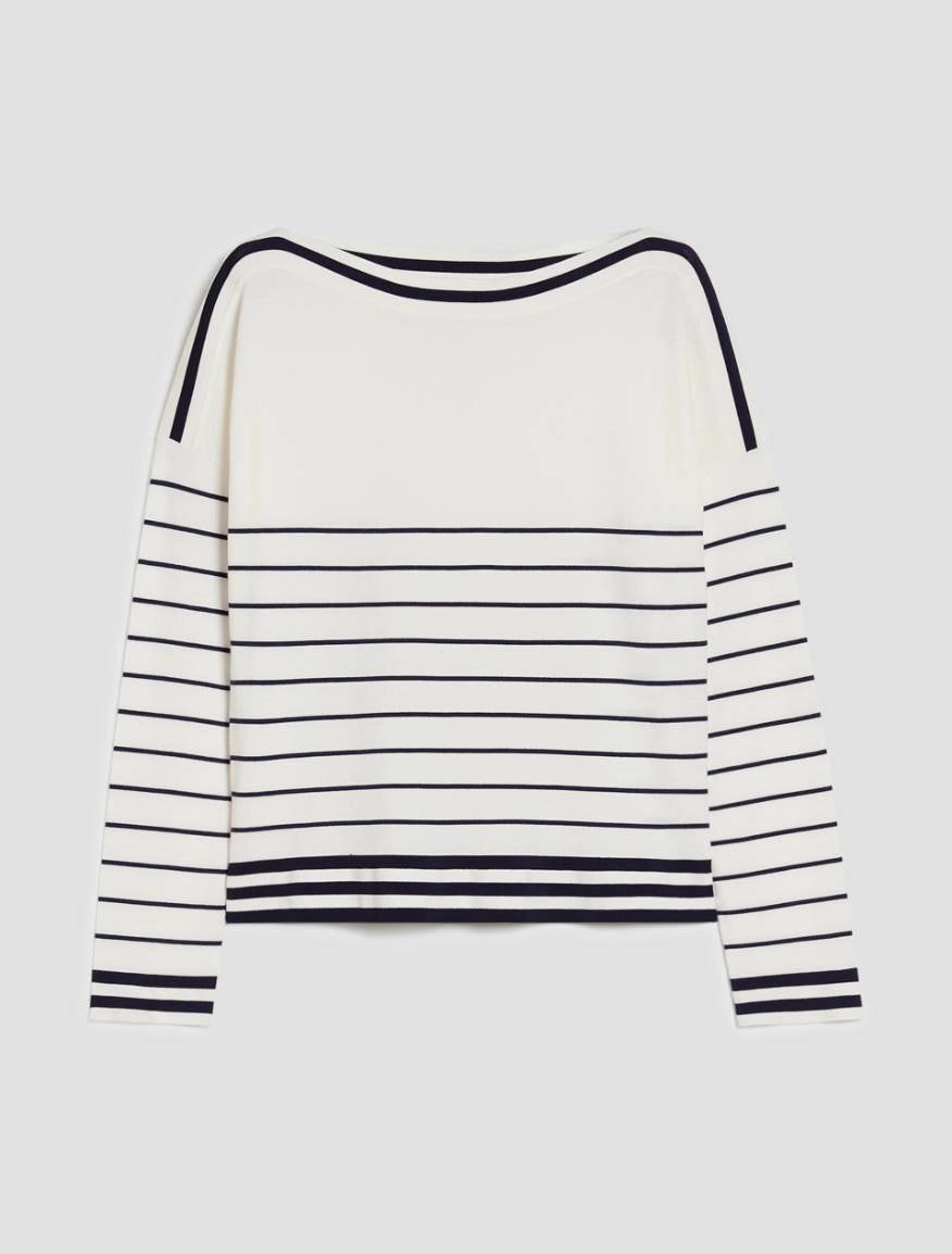 Penny Black PBJCAMPALE Marinière in maglia stretch - AVORIO