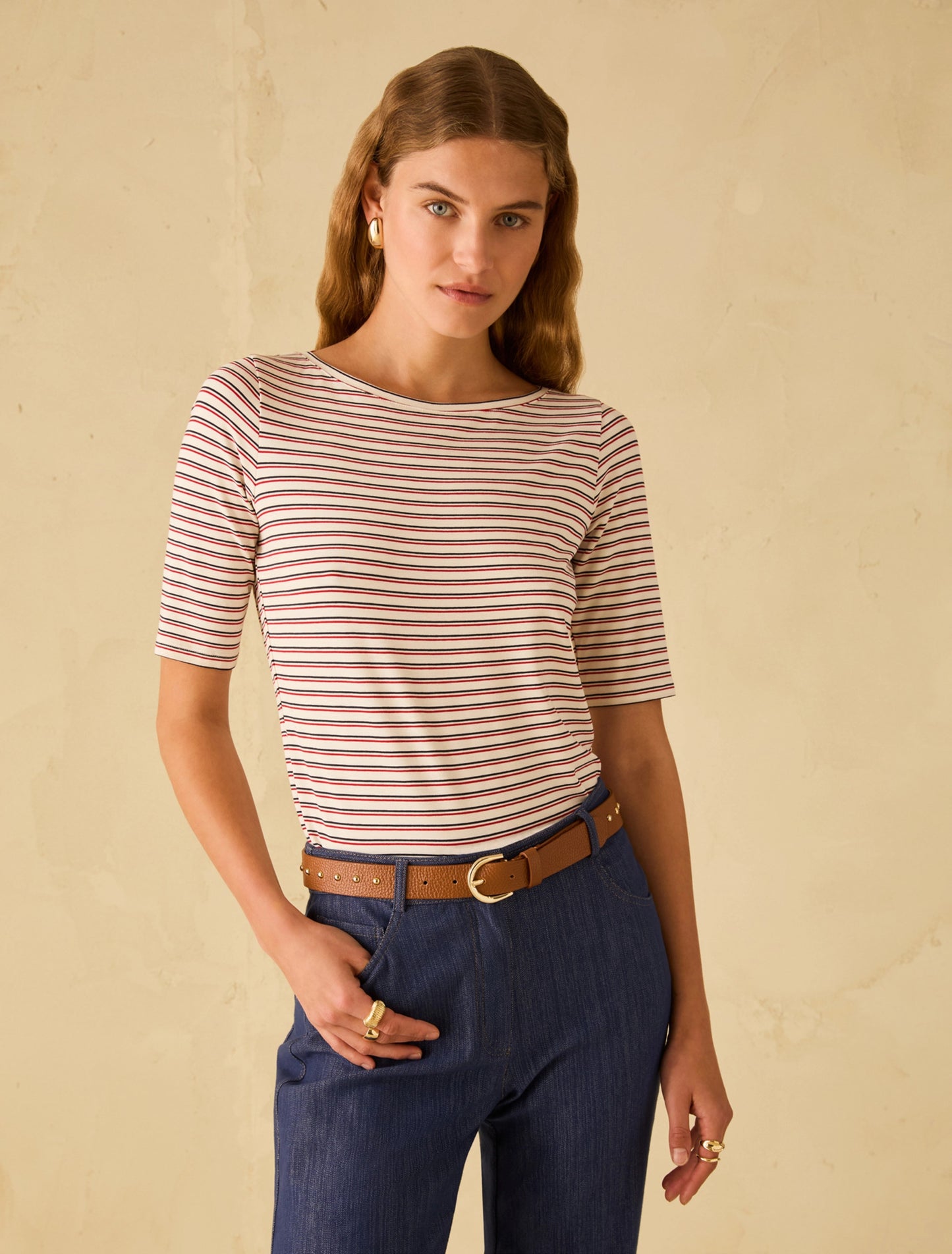 Penny Black PBJANGORA - 1971026602007 T-shirt con scollo a barchetta