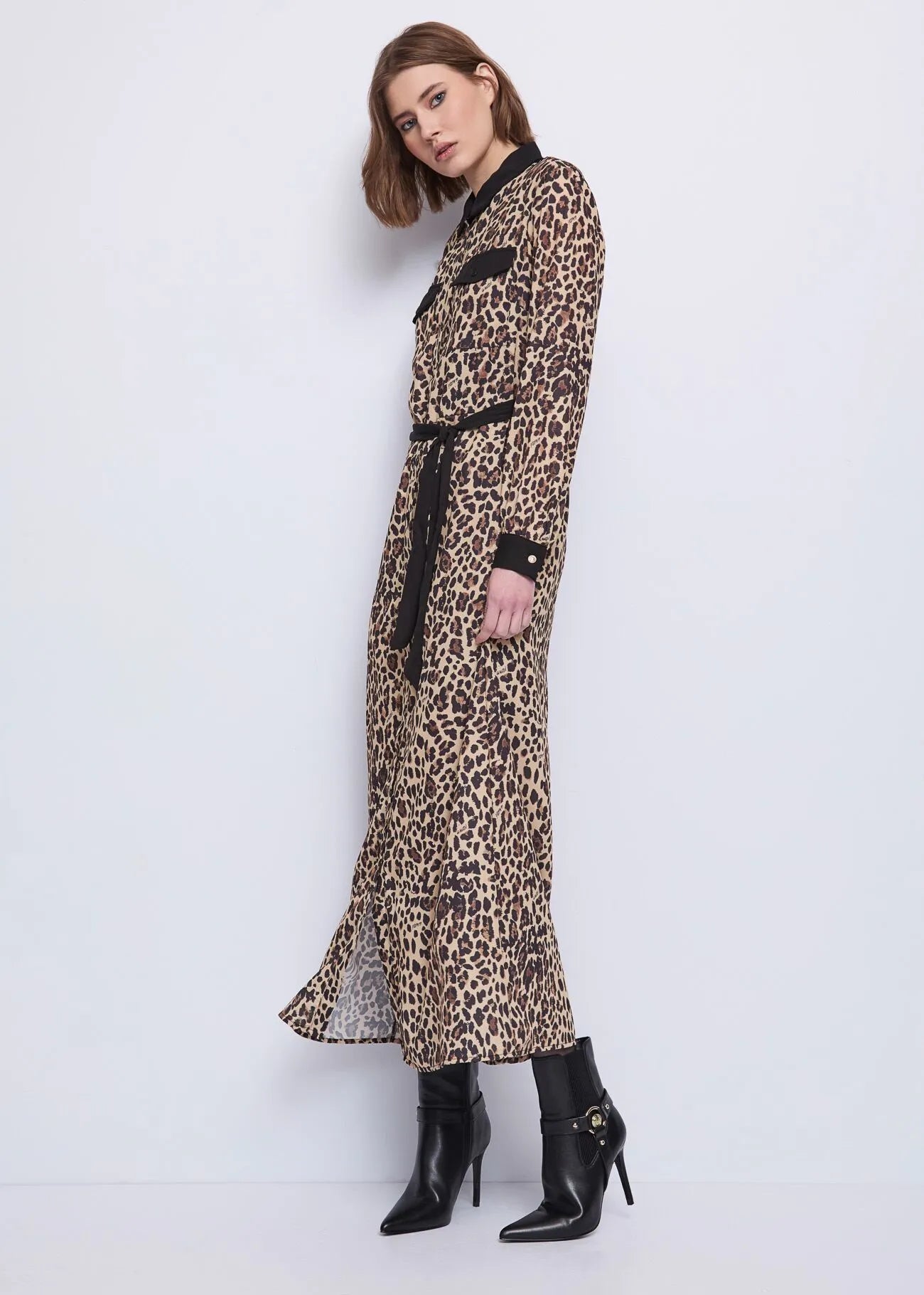 Abito chemisier da donna con cintura GAUDI 521BD15010_525028-01