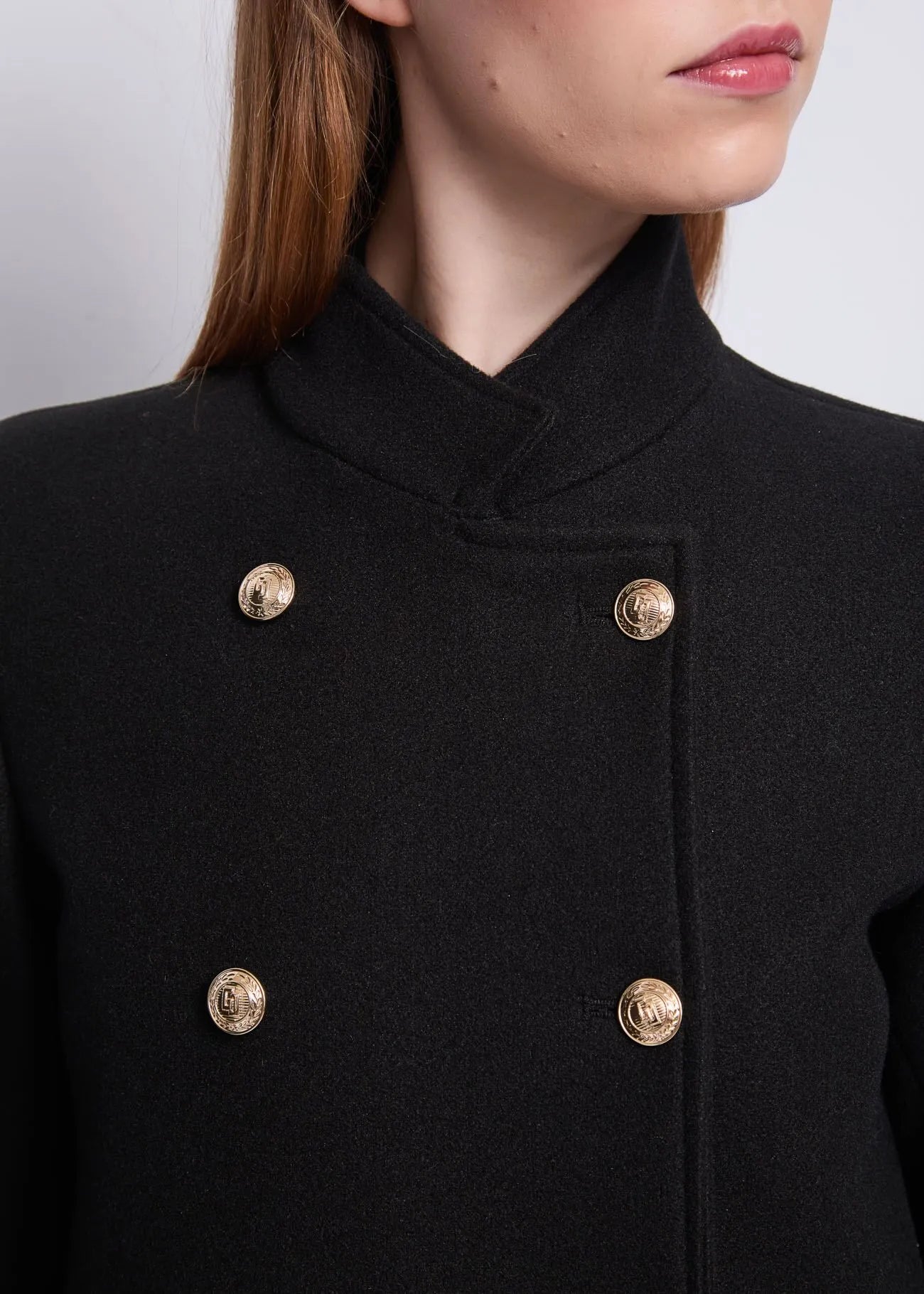 Cappotto da donna doppiopetto con bottoni dorati GAUDI 521BD35018_2001