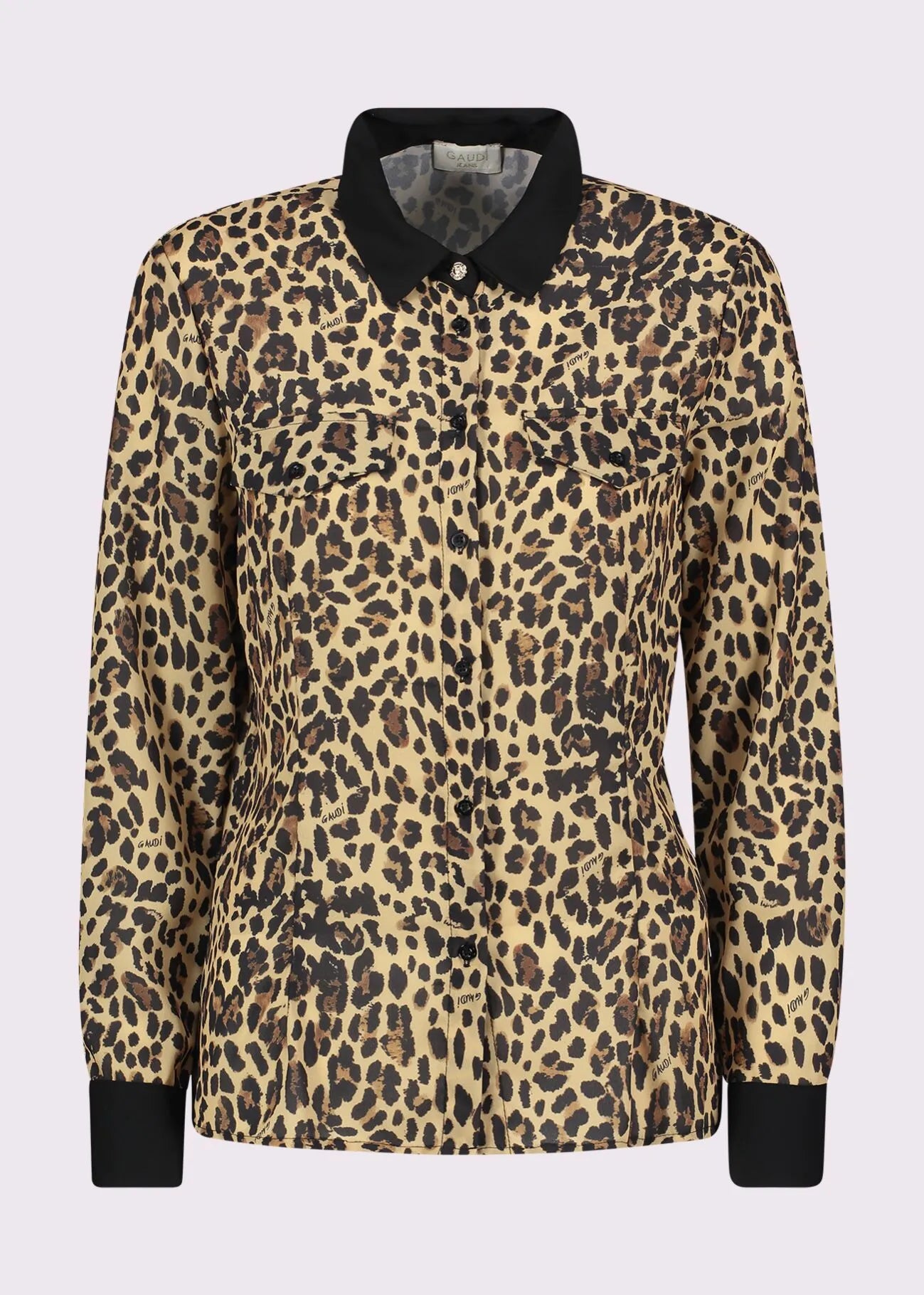 Camicia da donna in georgette stampata GAUDI 521BD45009_525028-01