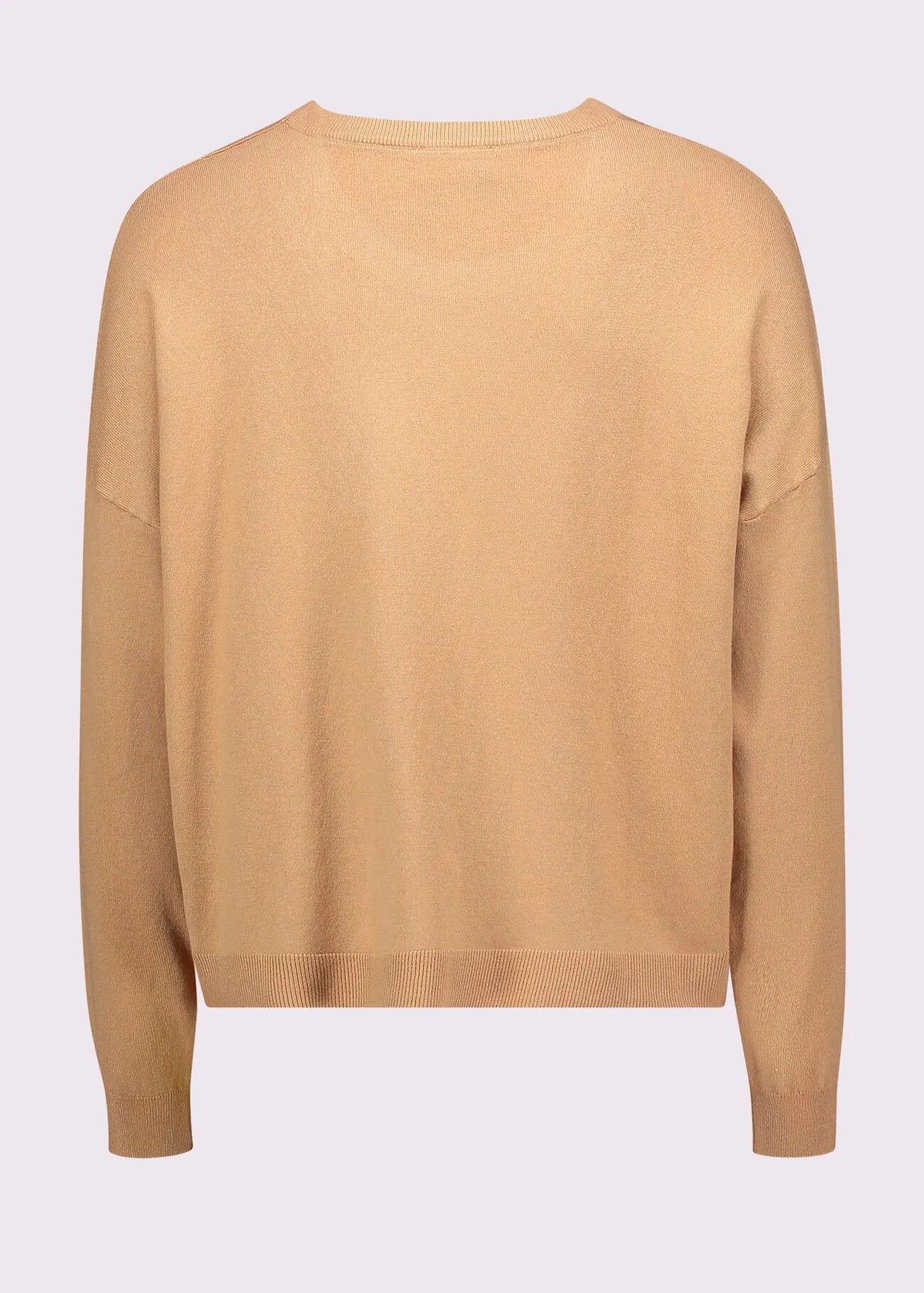 Maglia beige da donna con logo GAUDI 521BD53003_2369