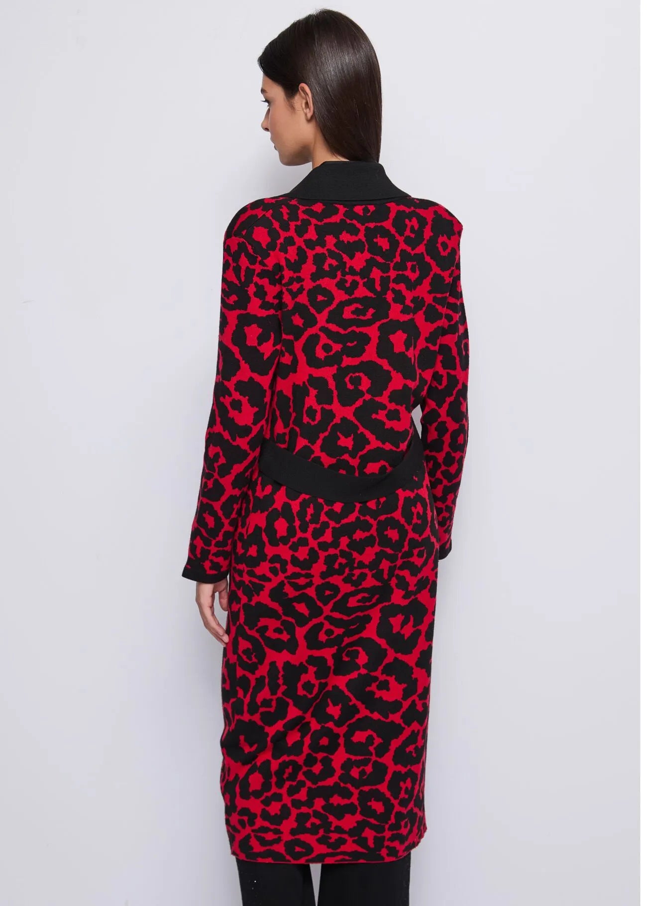 Cappotto in maglia maculato art. 521DD33002 Denny Rose