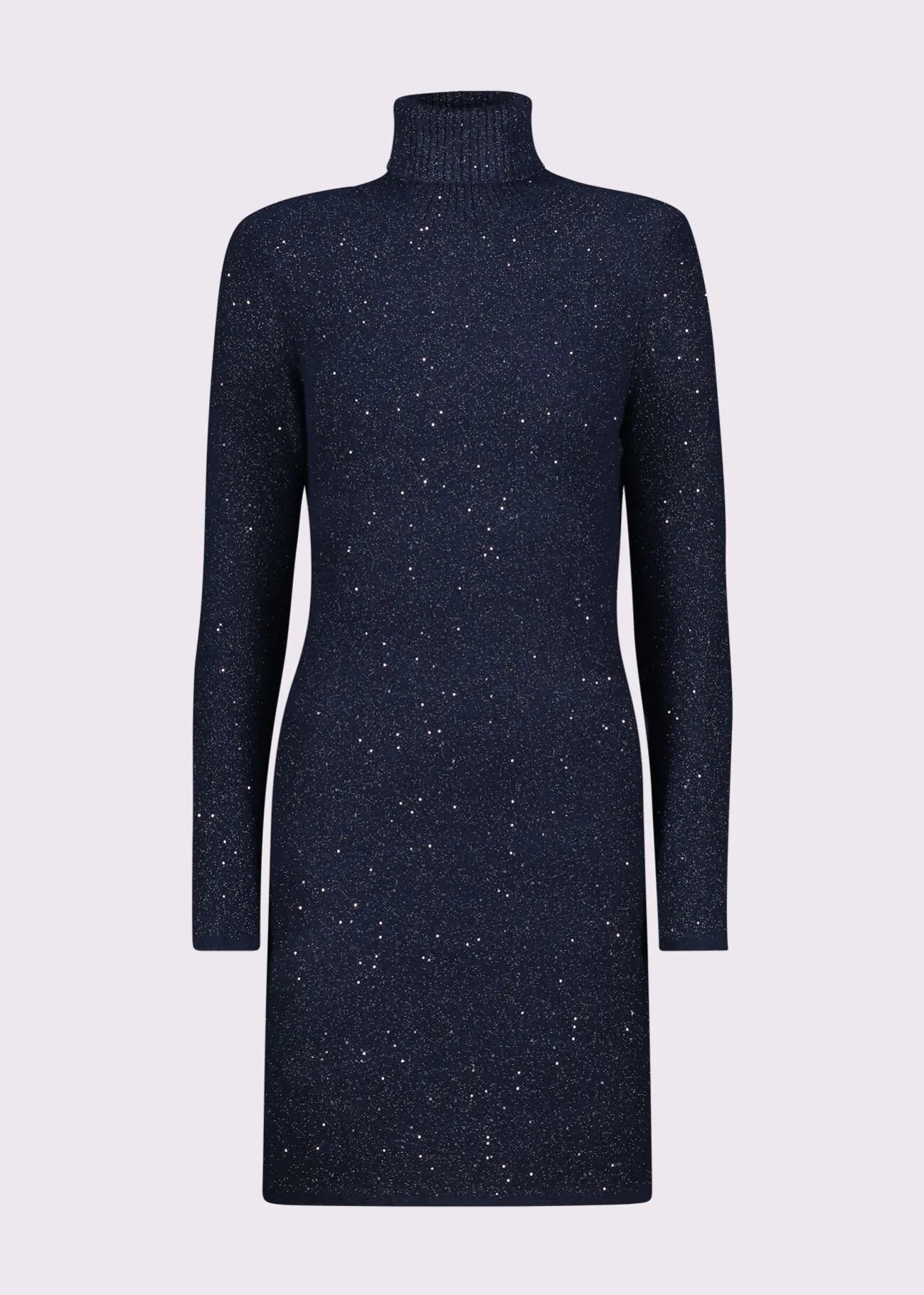 Abito blu da donna in filato con paillettes GAUDI 521FD13011_2801
