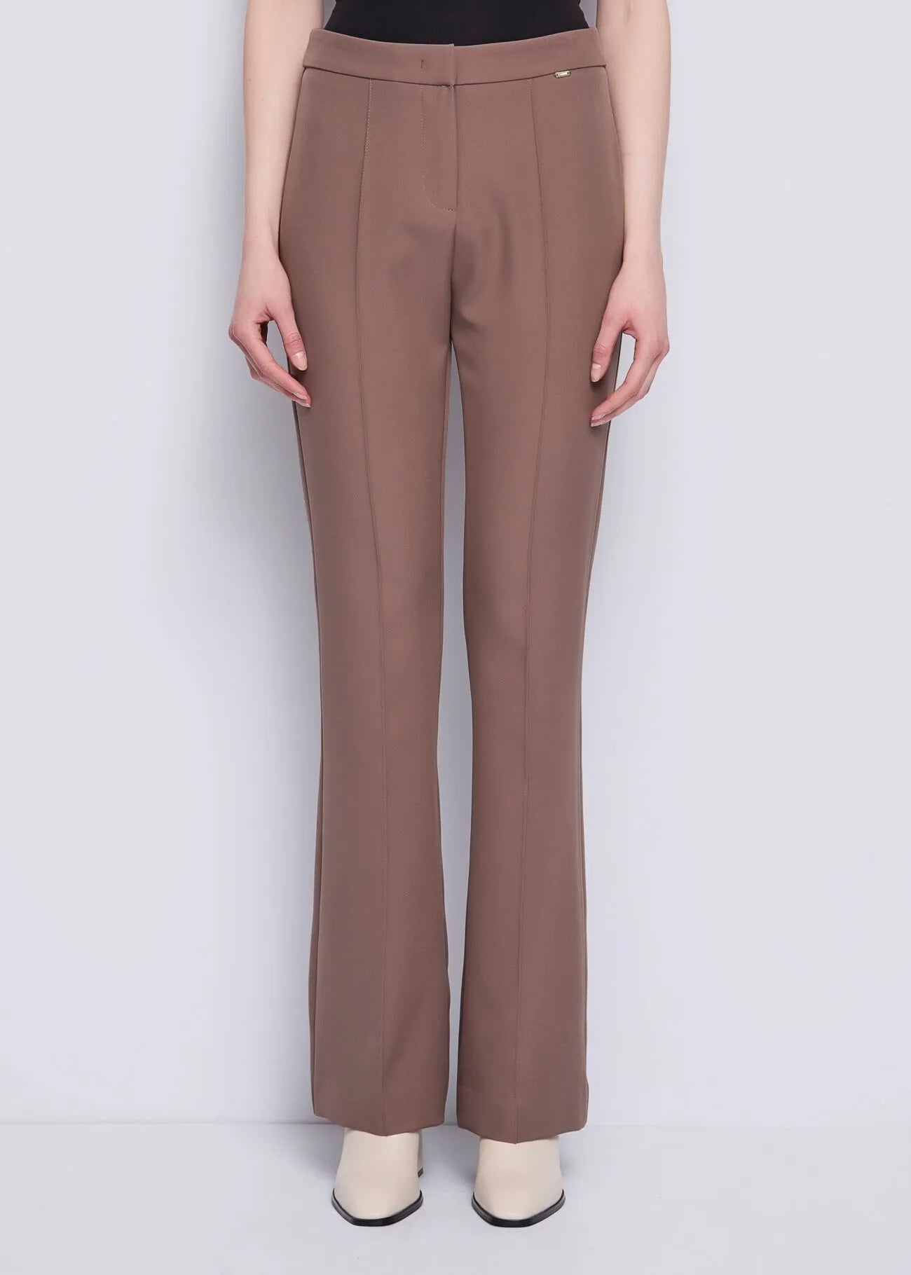 Pantaloni flare da donna a vita alta GAUDI 521FD25014_3331