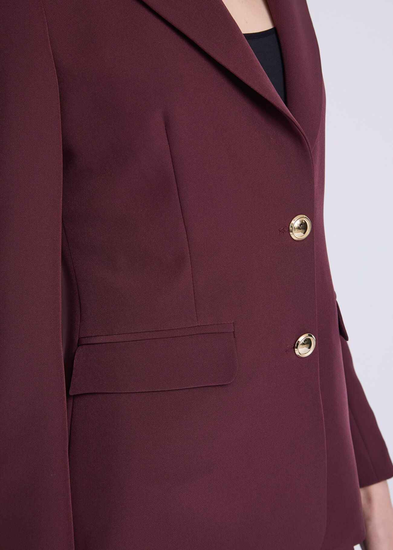 Blazer bordeaux da donna in tessuto tecnico GAUDI 521FD35024_2434
