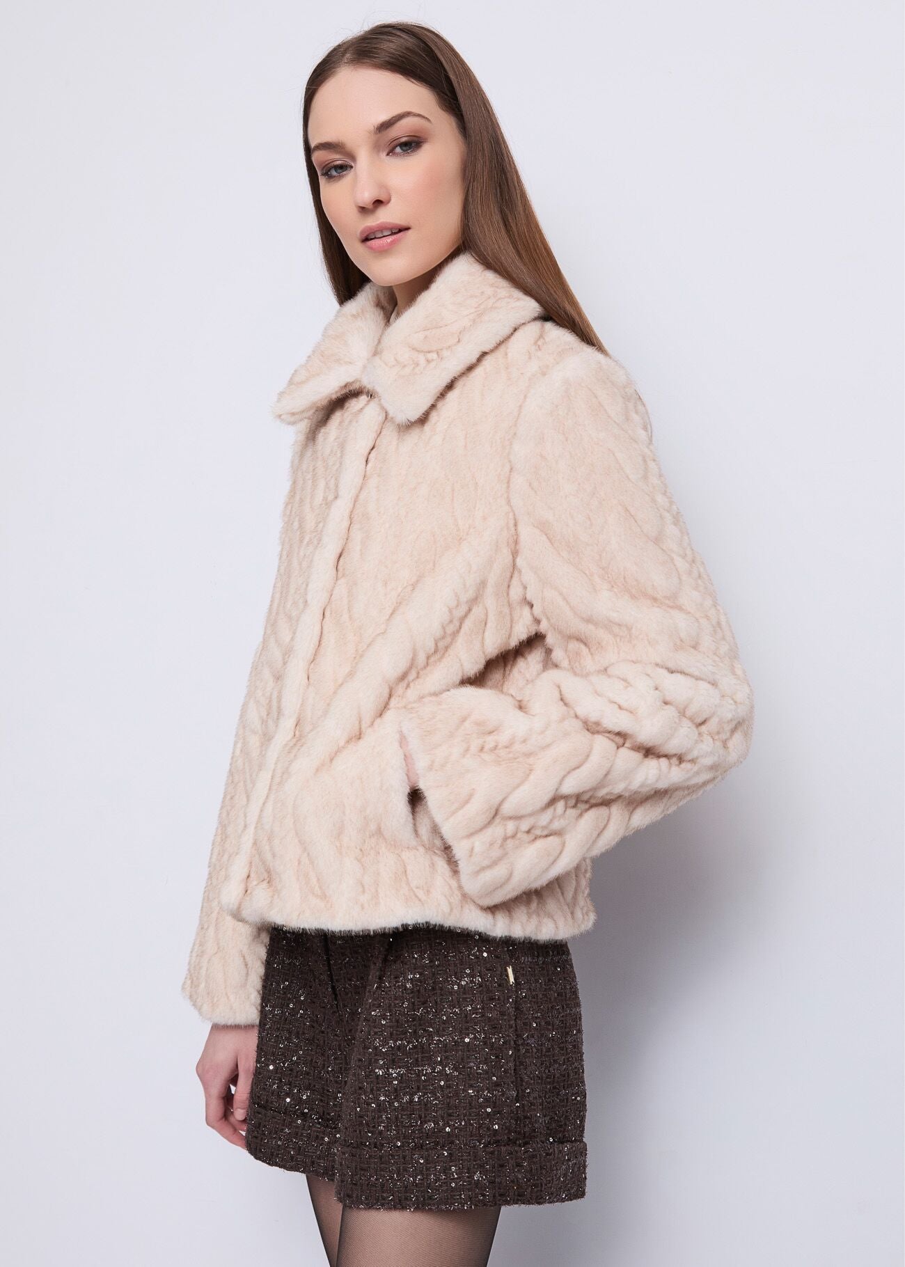 Giacca da donna in ecopelliccia GAUDI 521FD39006_2282