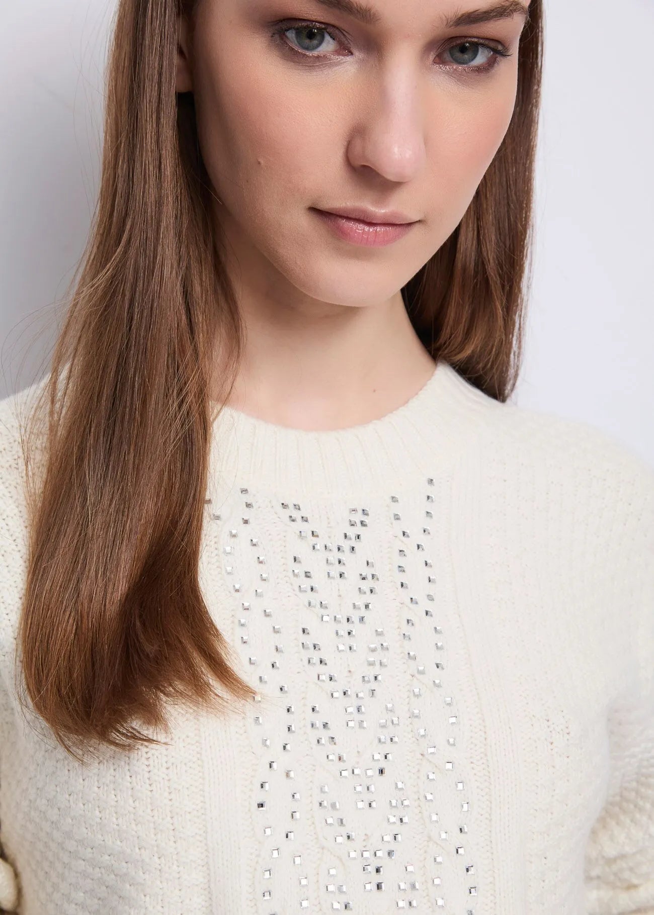Maglia da donna con strass GAUDI 521FD53016_3213