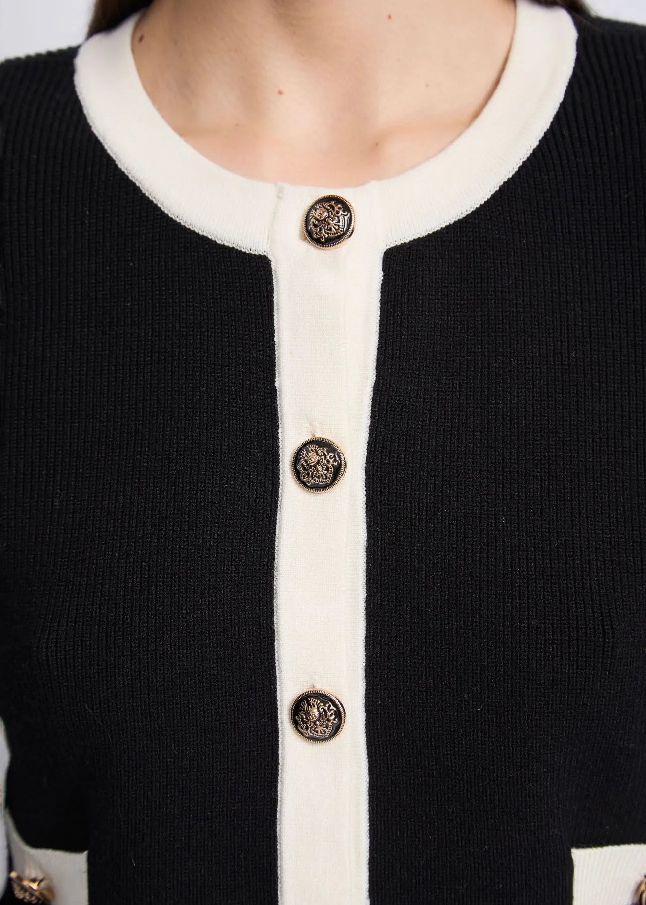 Cardigan da donna con bottoni gioiello GAUDI 521FD53038_521017-02
