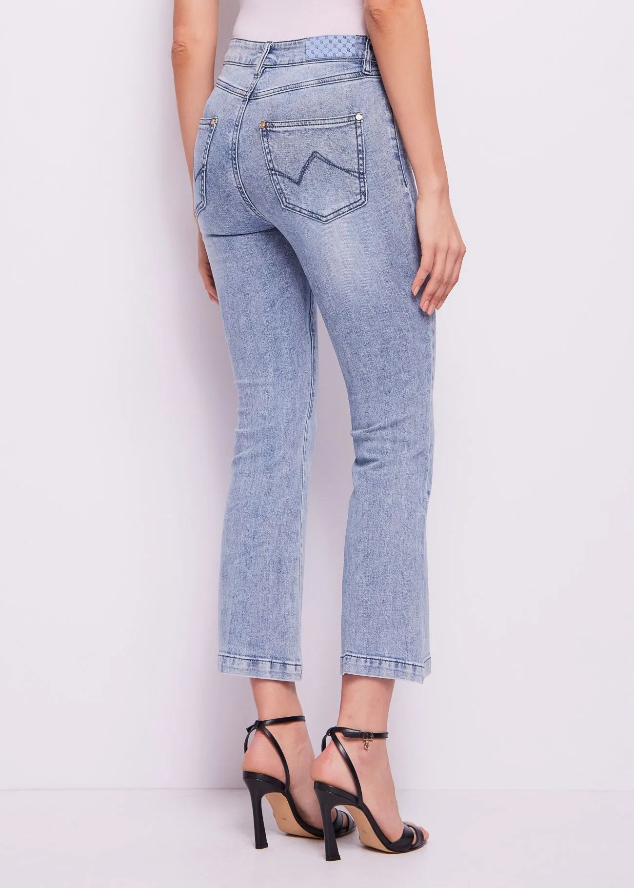 Jeans donna flare cropped cinque tasche GAUDI 511BD26007