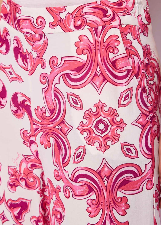 Pantaloni da donna con stampa e tasche gaudi ARTICOLO511fd25017