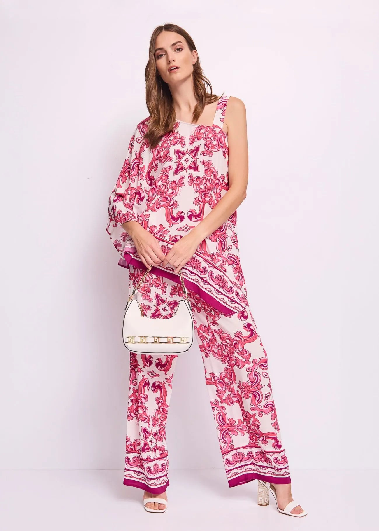 Pantalon femme avec imprimé et poches Gaudi ARTICOLO511fd25017