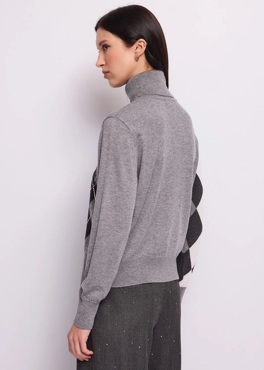 Gaudi Maglia da donna in filato jacquard