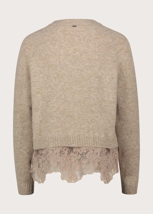 Cardigan girocollo da donna in filato GAUDI 621FD53031