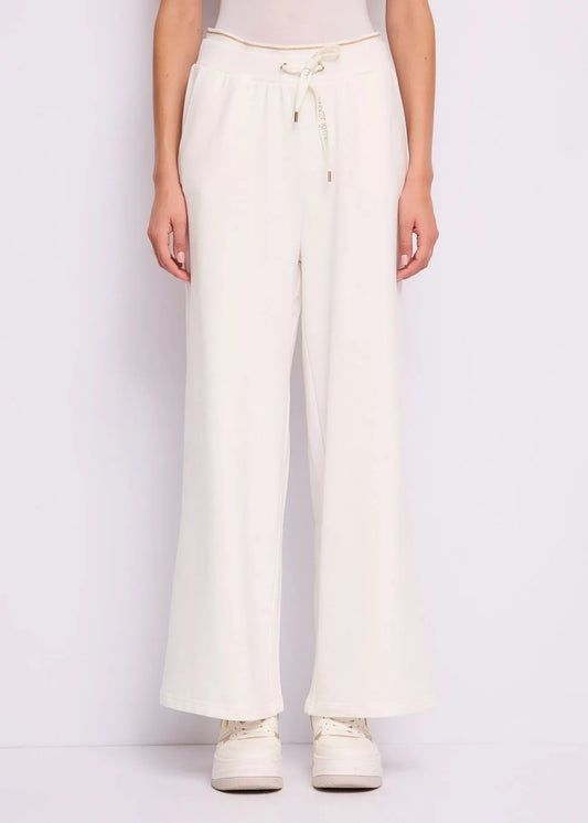 Pantaloni jogging bianchi da donna in felpa GAUDI 611BD24009_2101