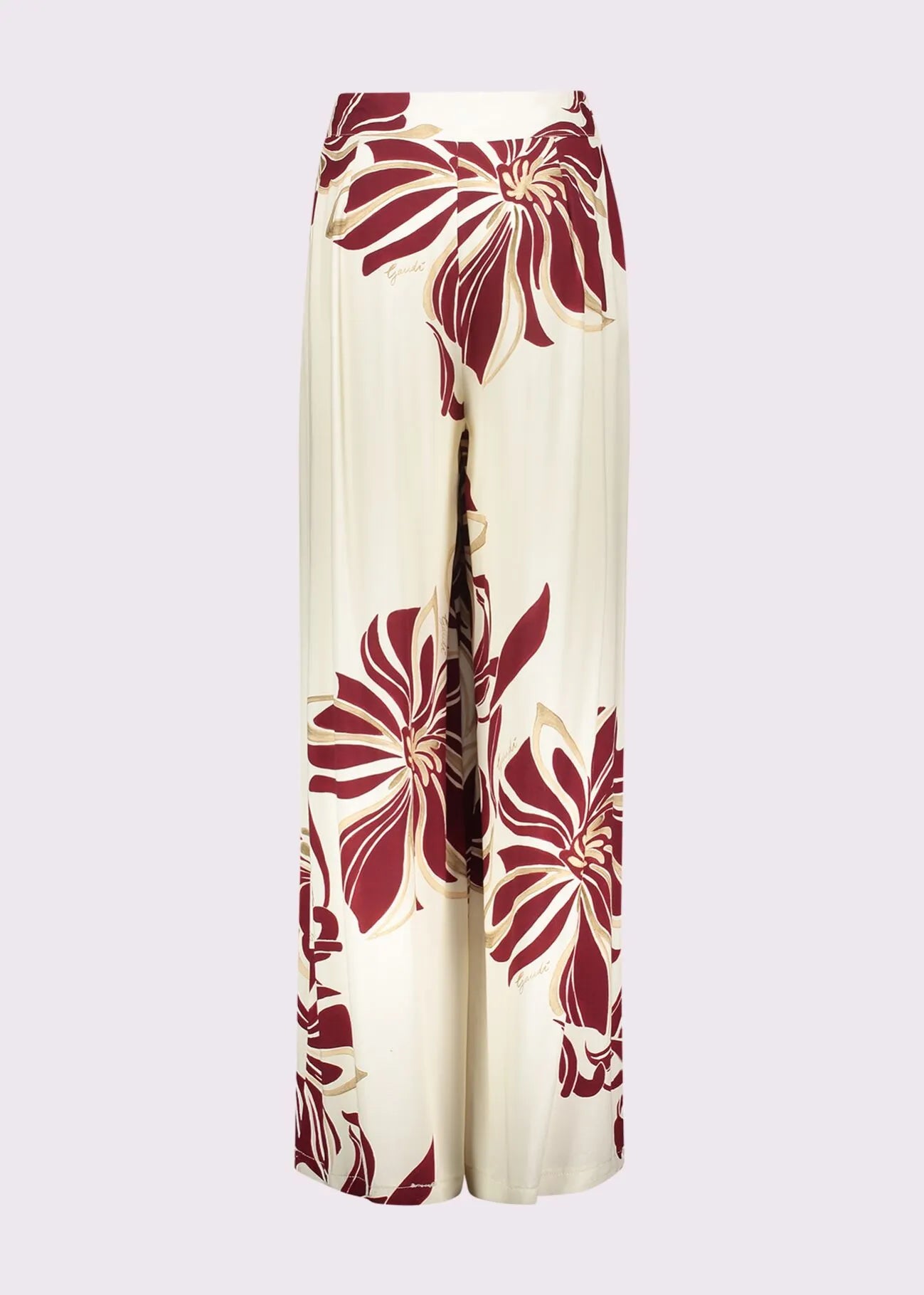 Pantaloni da donna con stampa floreale GAUDI 611FD25038_611046-01