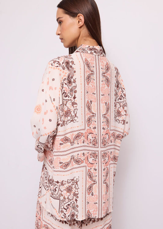 GAUDI 611FD45002_611028-01 Women's Paisley Print Shirt