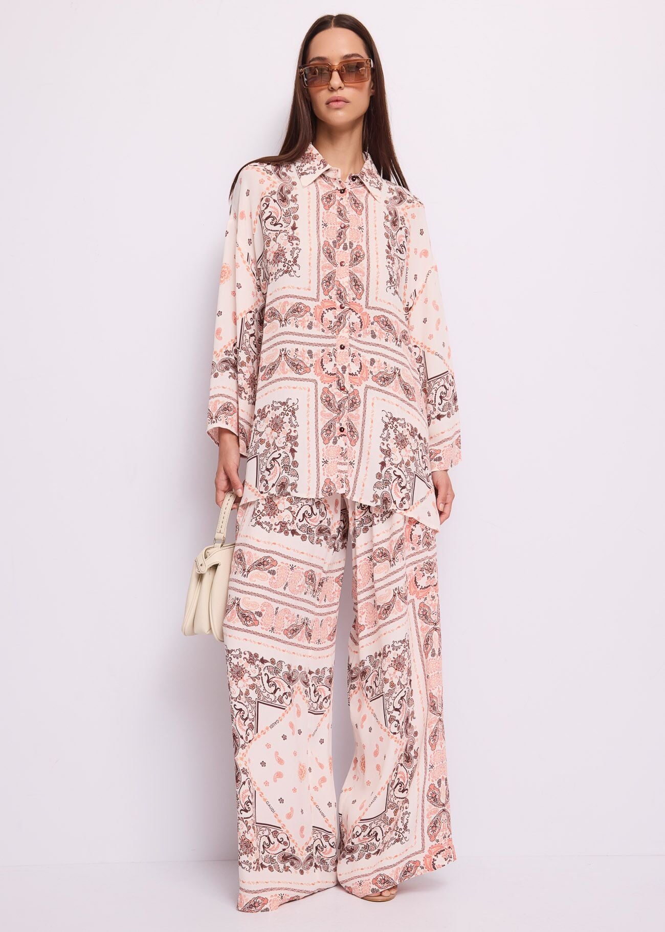 GAUDI 611FD45002_611028-01 Women's Paisley Print Shirt