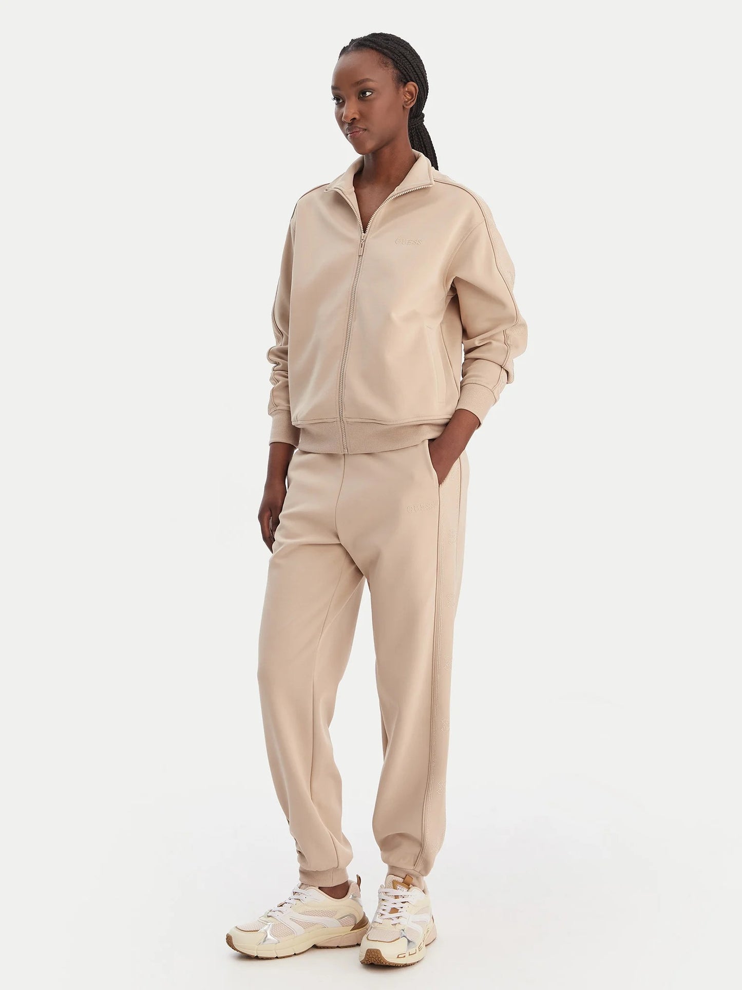 Guess V5BB12KCX22JBLK Pantaloni Wide leg