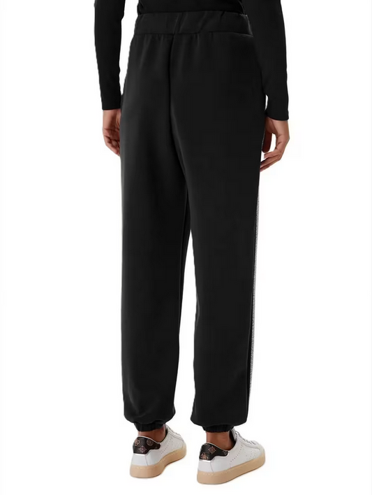 Guess V6RB01KCAY2 Pantaloni tuta donna Berthe con dettagli strass