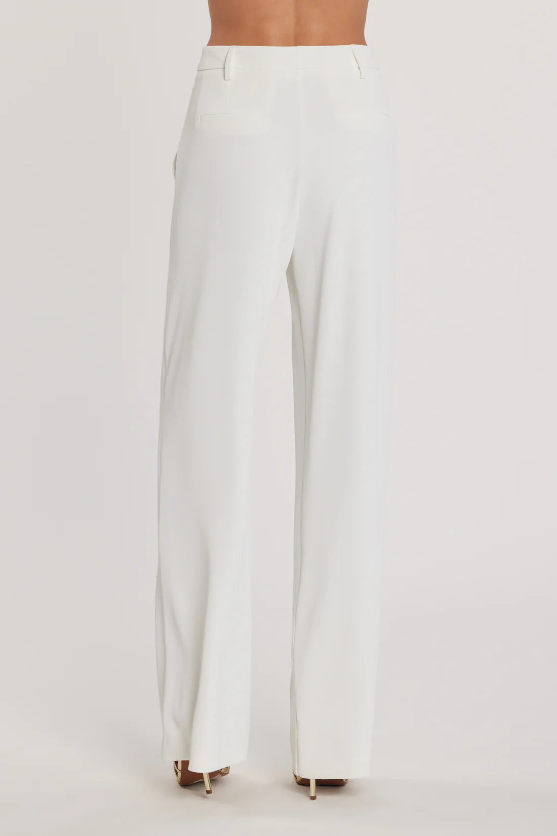 Relish Pantalone AVEZAM vita alta ampia con applicazioni strass