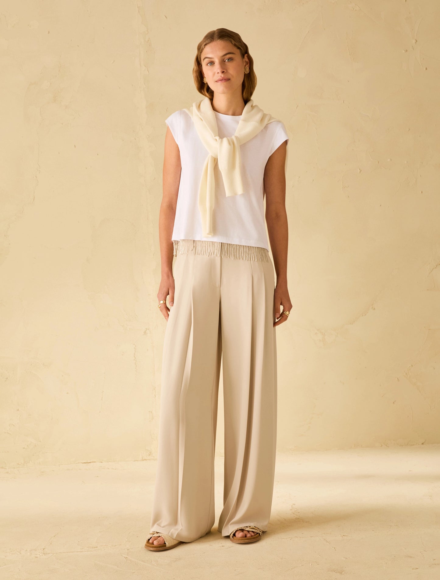 Penny Black PBBOCEANO T-shirt con frangia di perline