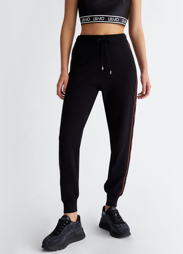 Pantaloni jogging in maglia LIUJO articolo TF4226MS63LA4279