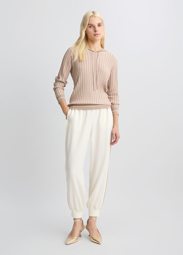 Pantalon de jogging à paillettes LIUJO, article TA5264TS423M9185