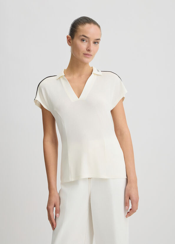 T-shirt in piquet liujo articolo TA5183J488310105