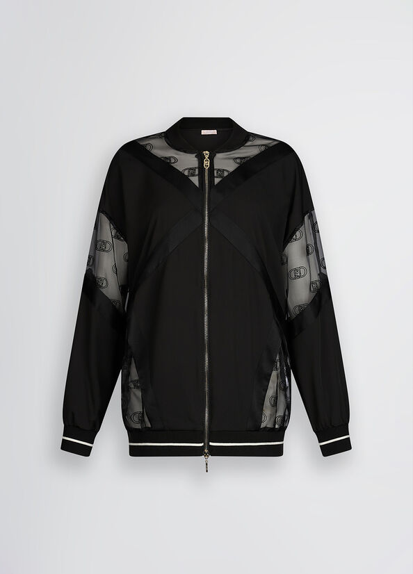Giacca con zip e logo liujo articolo TA5200TS92222222