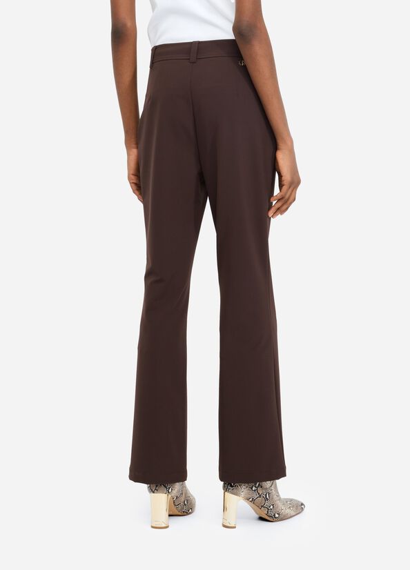 Pantaloni flare a vita alta LIUJO articolo TF5266T262090915