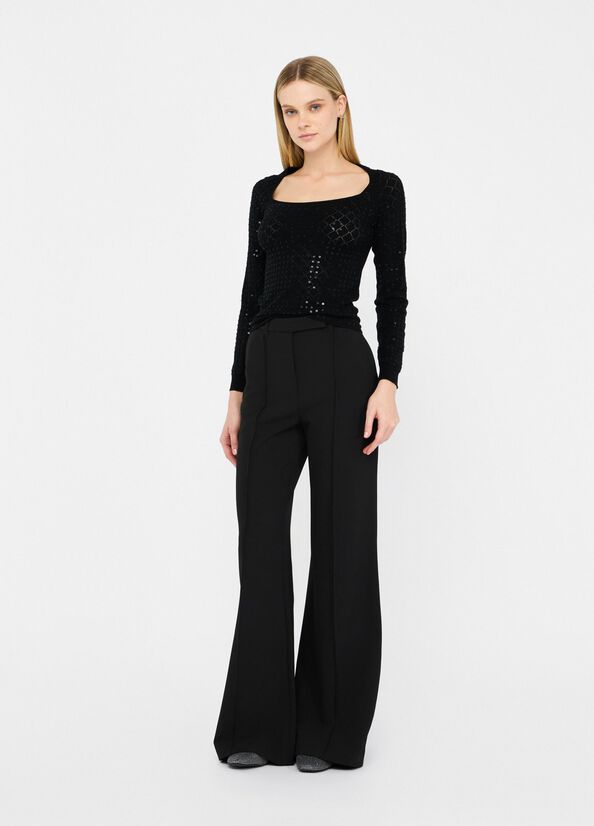 N. articolo CF5027MS18F22222 Maglia con paillettes LIUJO