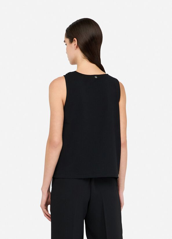 Top in cotone e georgette LIUJO articolo CF5140J008822222