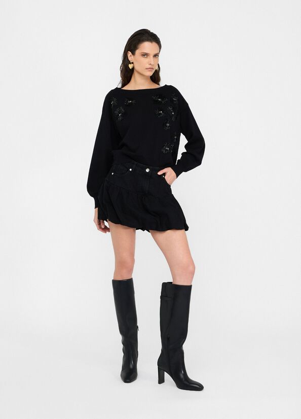 Maglia con strass LIUJO articolo CF5271MA96EM9799