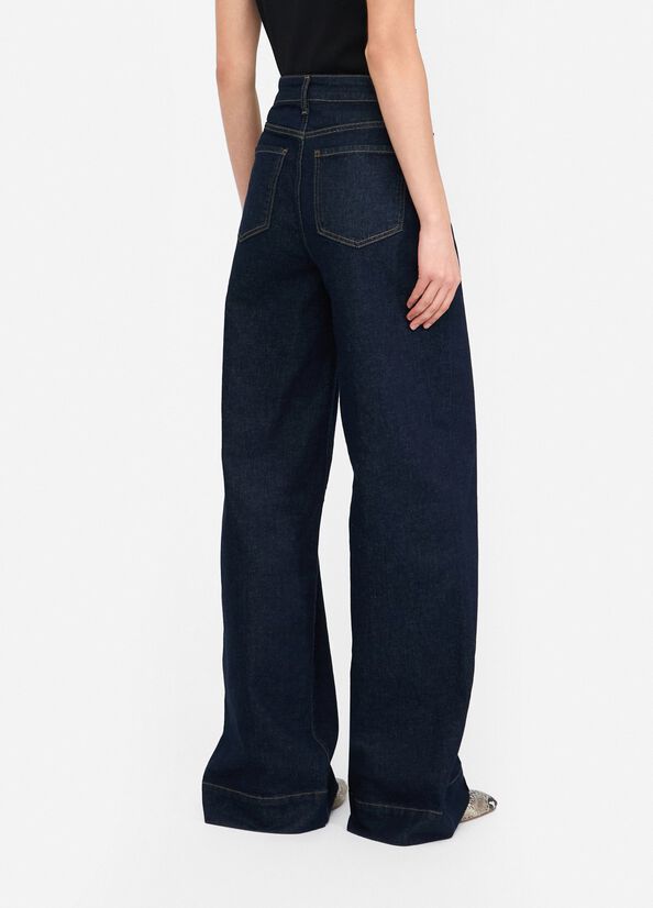 Jeans flare a vita alta con tasche articolo CF5135D5025B1726 LIUJO