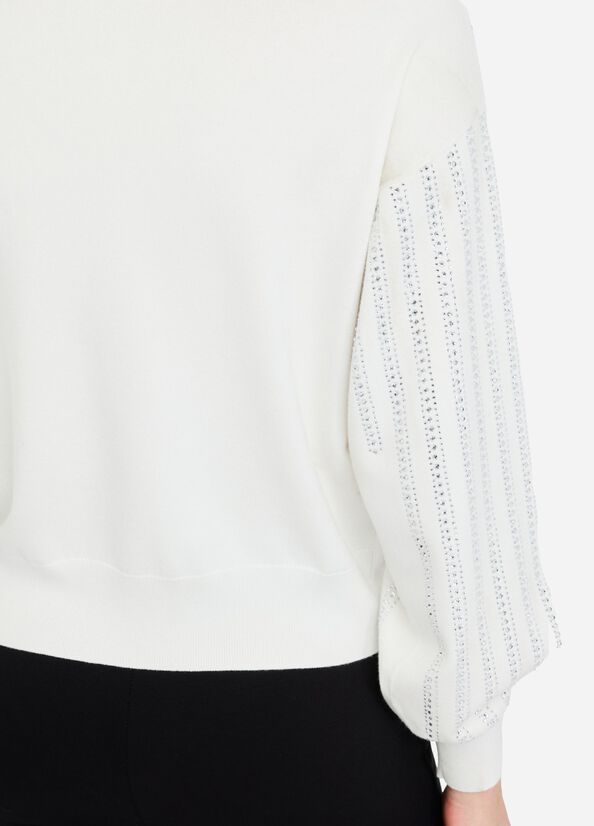 Maglia con strass LIUJO articolo CF5271MA96EM9990