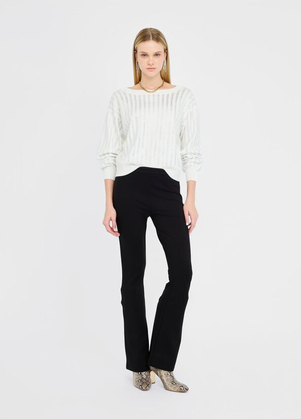 Maglia con strass LIUJO articolo CF5271MA96EM9990