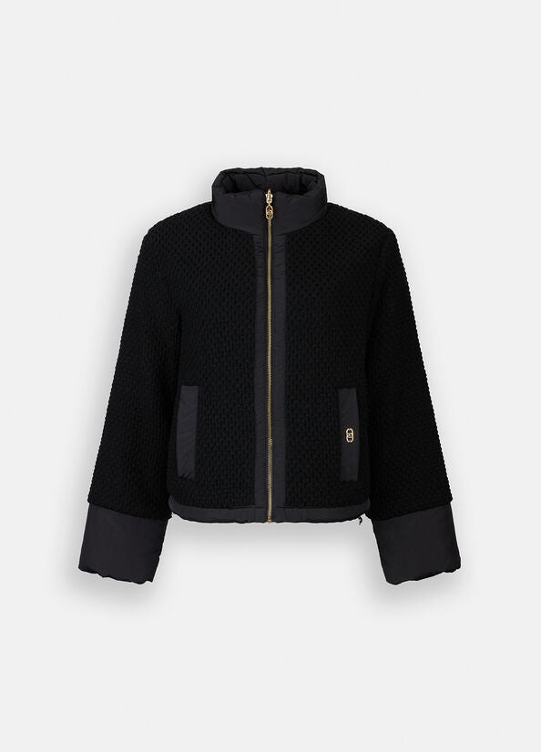 articolo TF5015MA93FA3573 Giacca in nylon trapuntato e maglia LIUJO