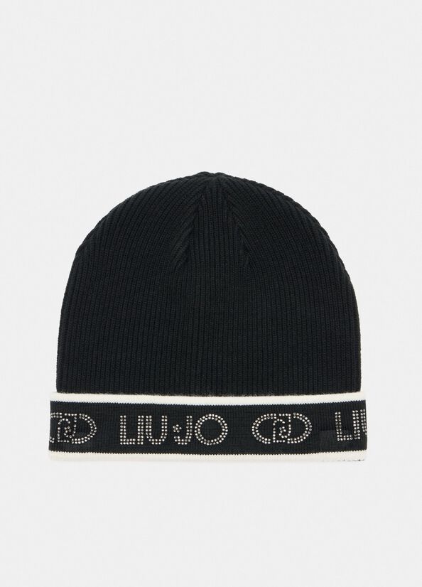 N. articolo TF5243MA92F03N66T.U. Cappello beanie con logo LIUJO
