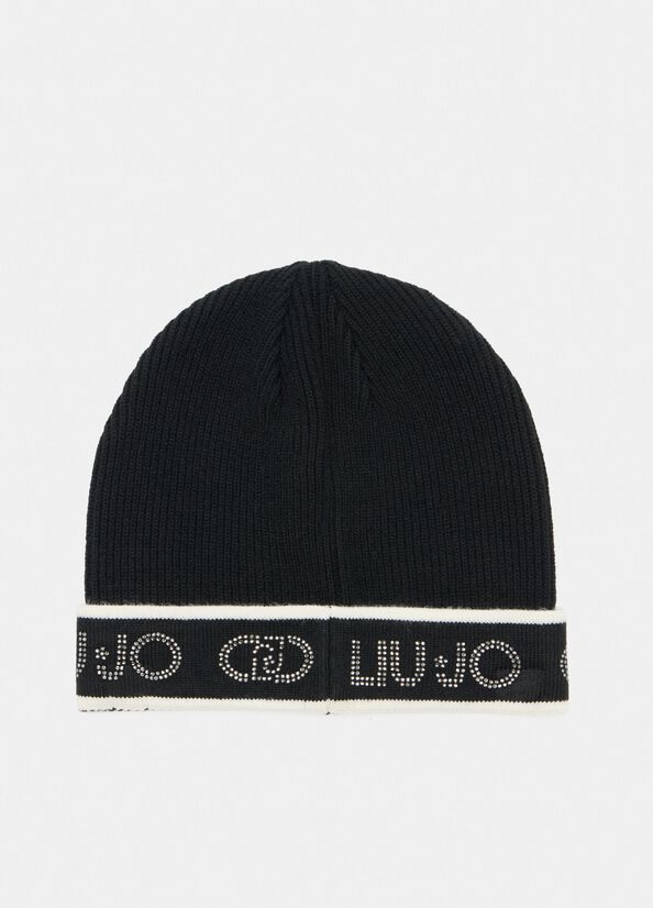 N. articolo TF5243MA92F03N66T.U. Cappello beanie con logo LIUJO