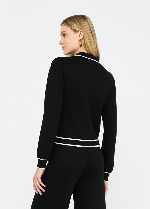 Cardigan con zip LIUJO TF5250MS59L03N66