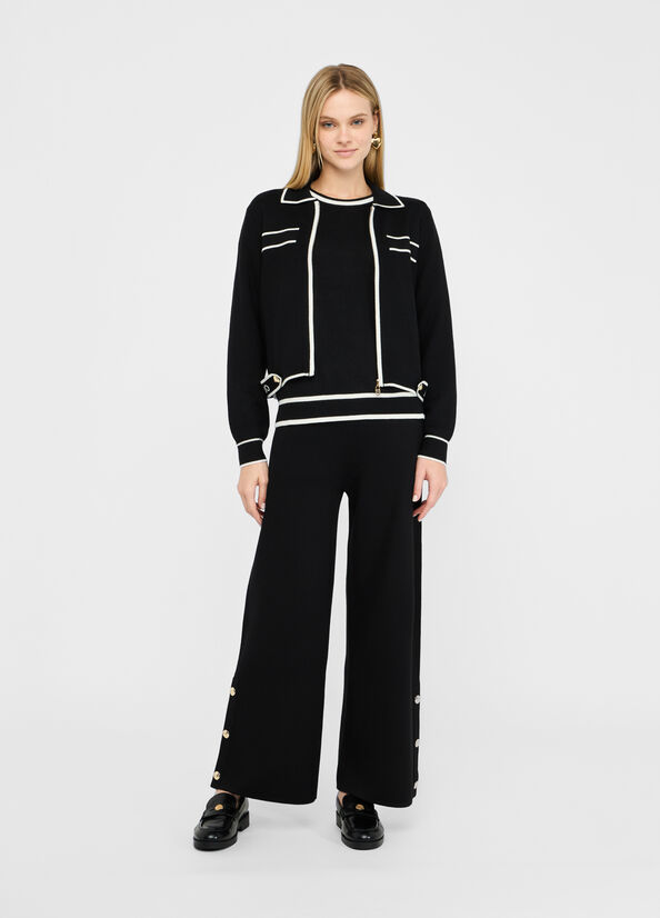 Cardigan con zip LIUJO TF5250MS59L03N66