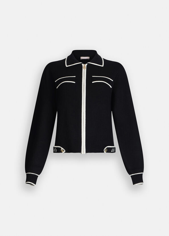Cardigan con zip LIUJO TF5250MS59L03N66