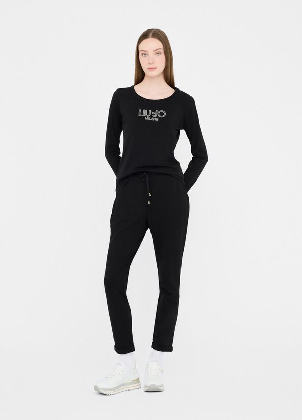 Pantaloni jogging in felpa LIUJO articolo TF5297FS09022222
