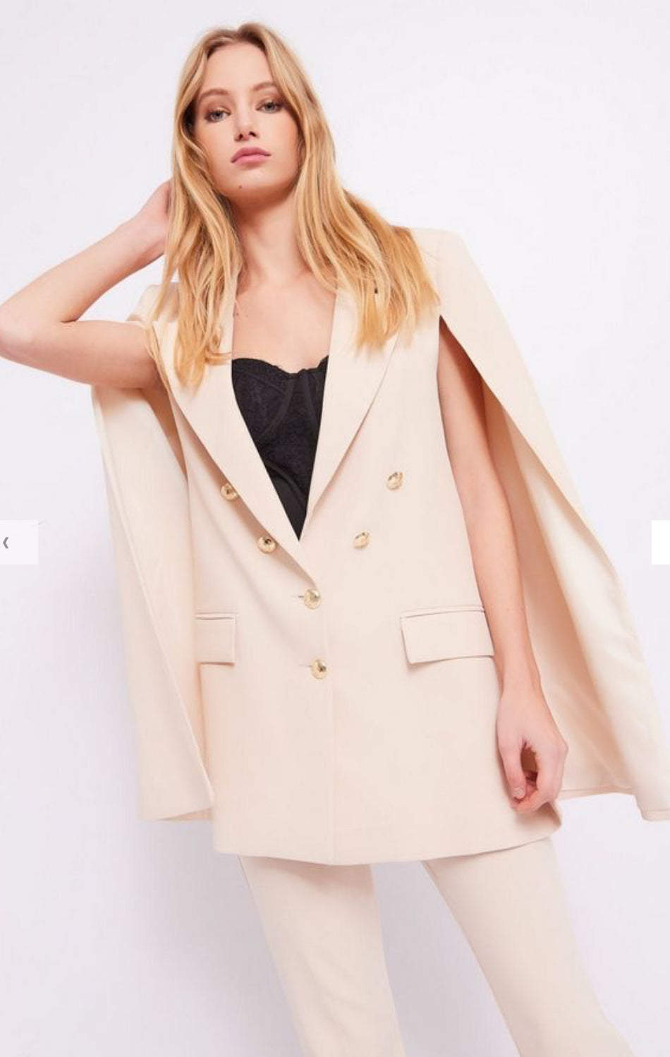 GILET UNE ÉPAULE B/STRETCH denny rose ART 411DD35007