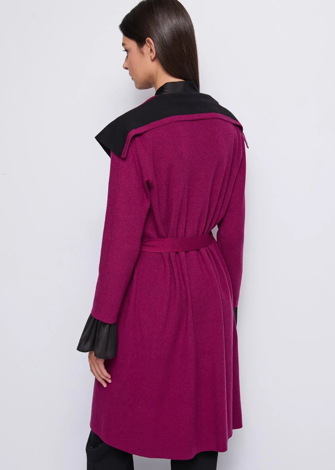 Cardigan in maglia con cintura - art. 521DD33001 - Denny Rose Autunno Inverno 2025/26