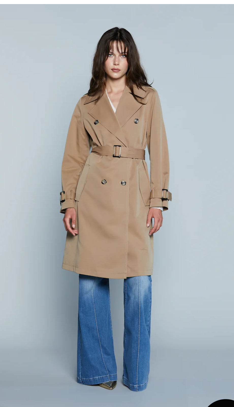 Trench VALENZA M/L Doppio Petto con Alamari più Tasche più Cintura Relish