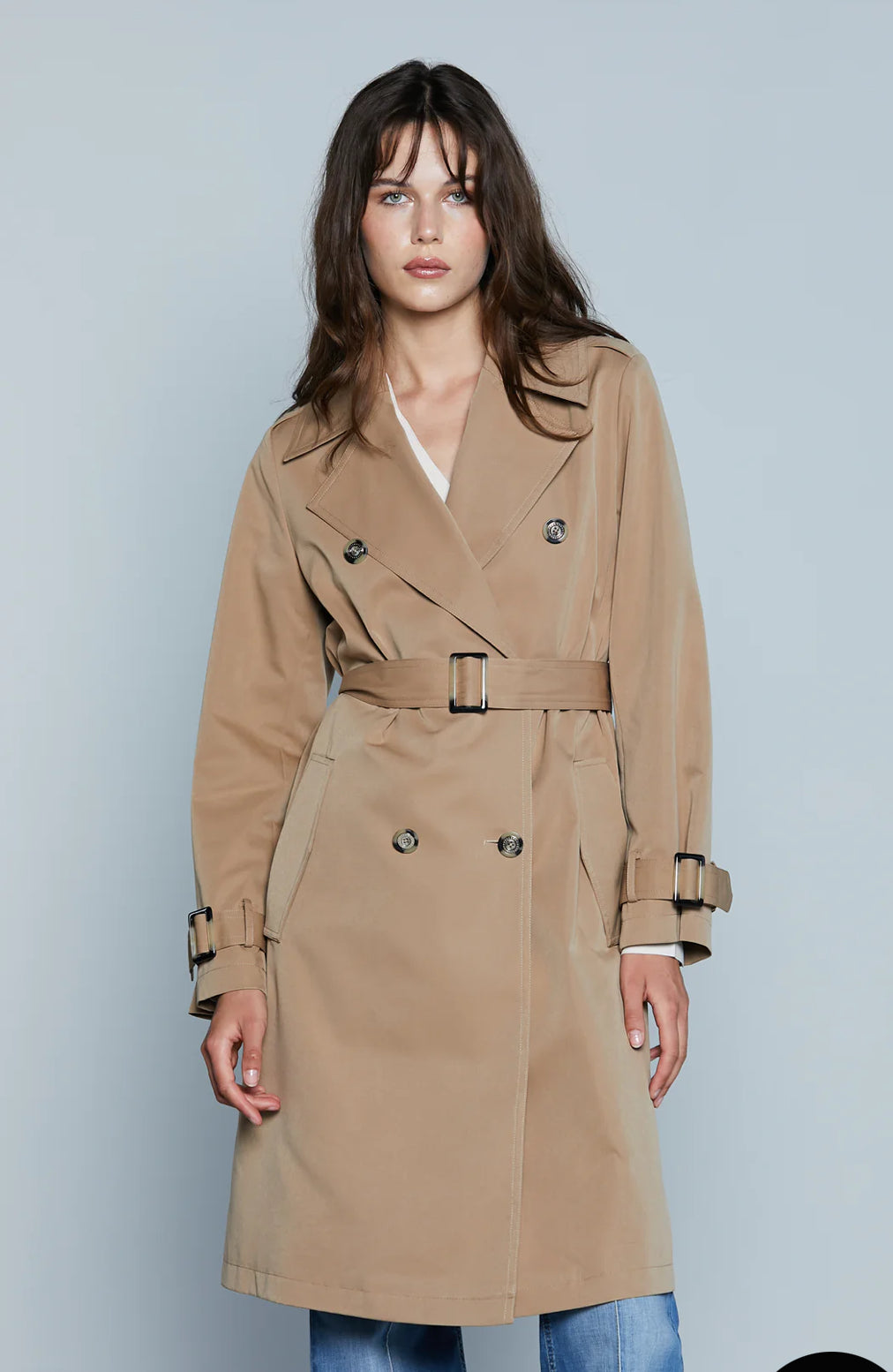 Trench VALENZA M/L Doppio Petto con Alamari più Tasche più Cintura Relish