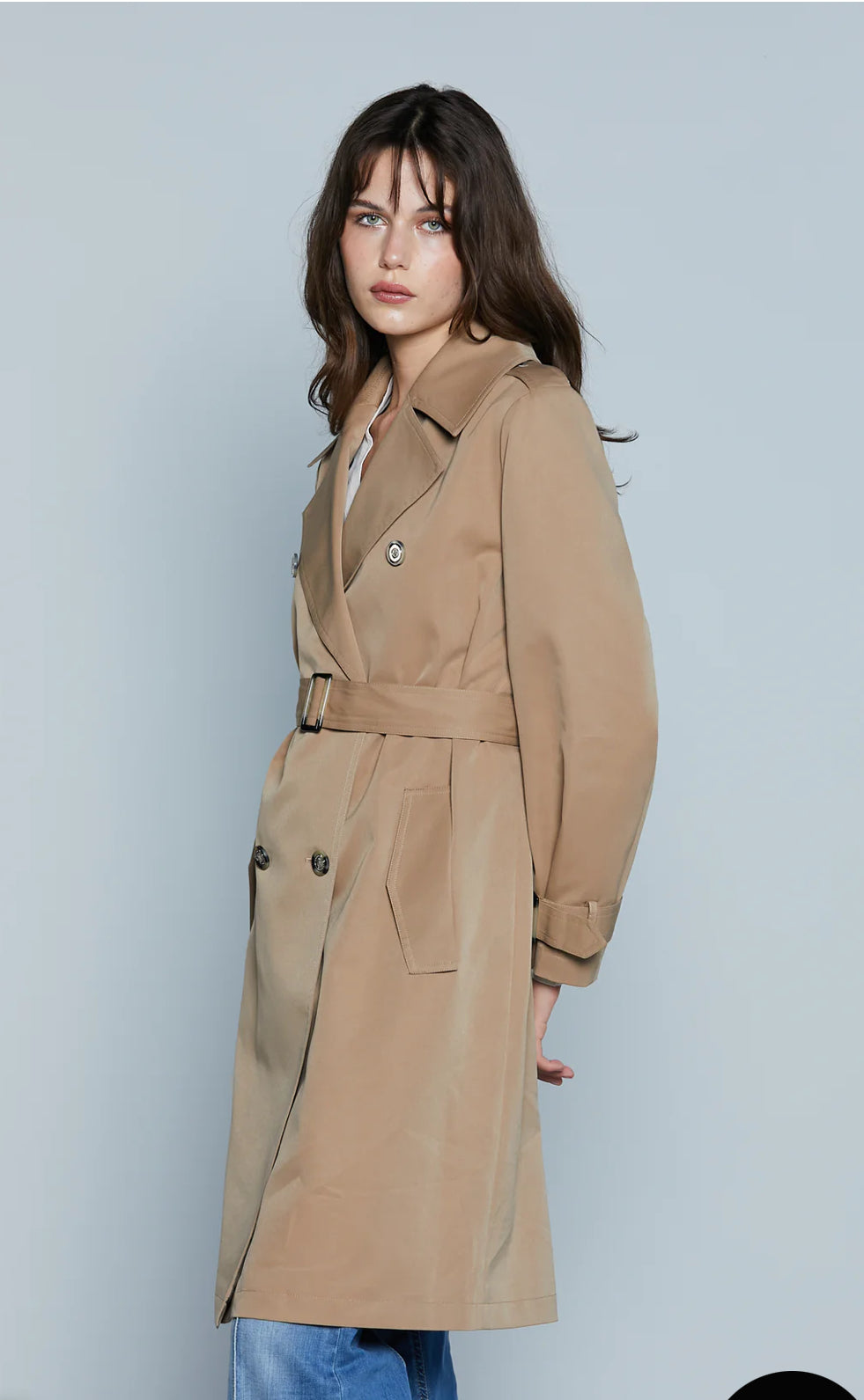 Trench VALENZA M/L Doppio Petto con Alamari più Tasche più Cintura Relish